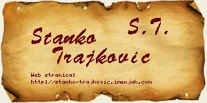 Stanko Trajković vizit kartica